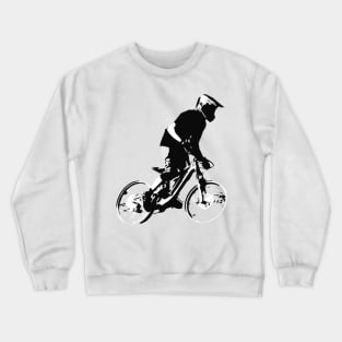 Mountain Biker Racer Crewneck Sweatshirt